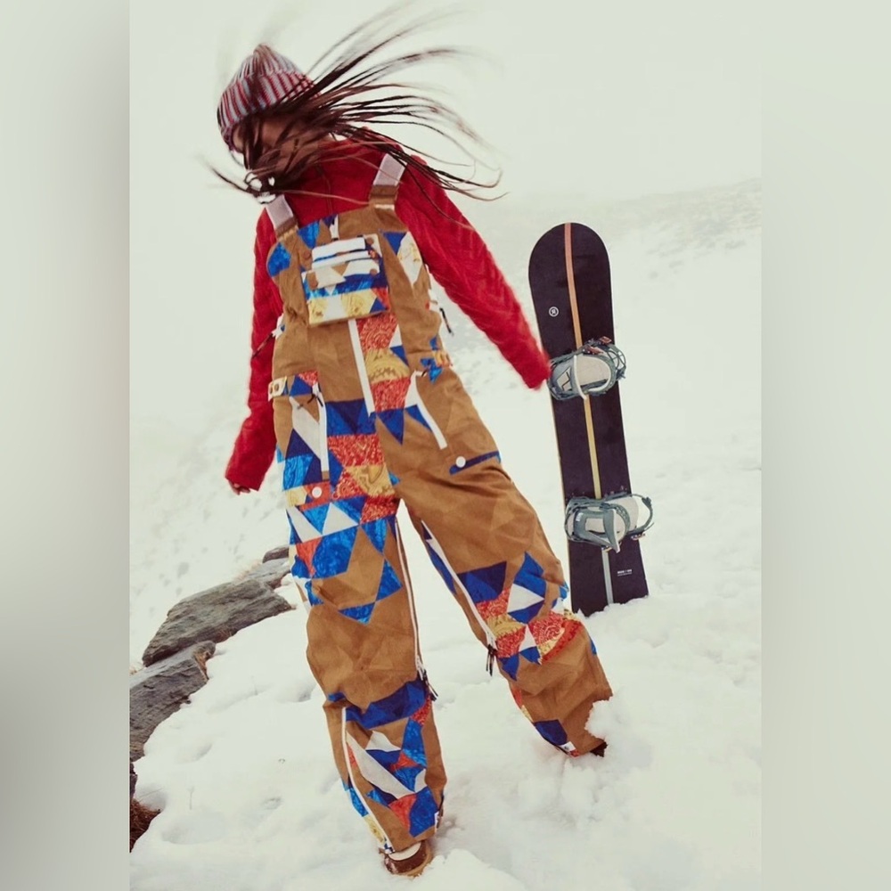 Free People Multicolor Ski Bibs